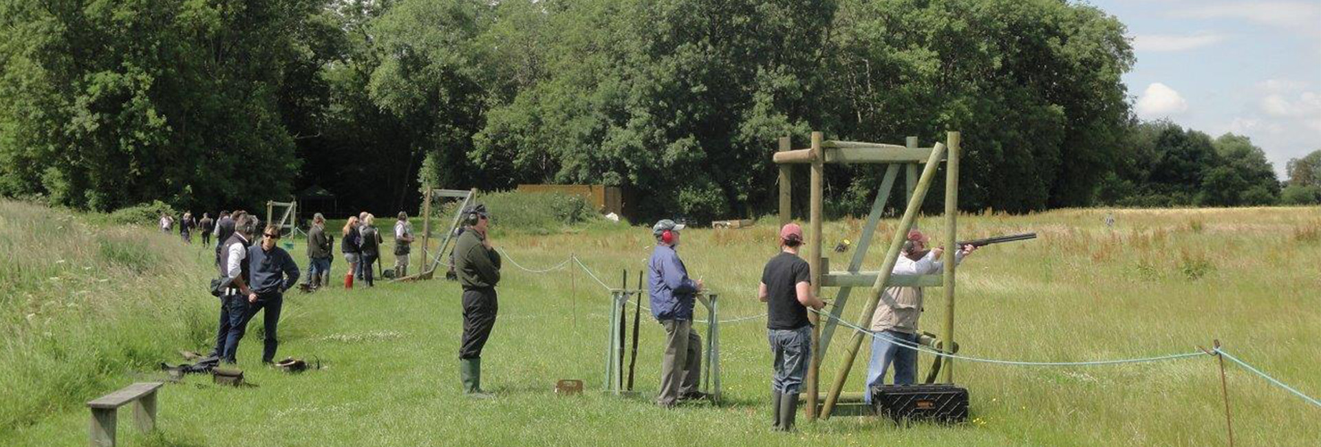 Clay Target Shooting Outdoors